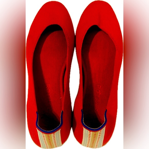 Rothy’s red flats size 9 - Picture 1 of 5